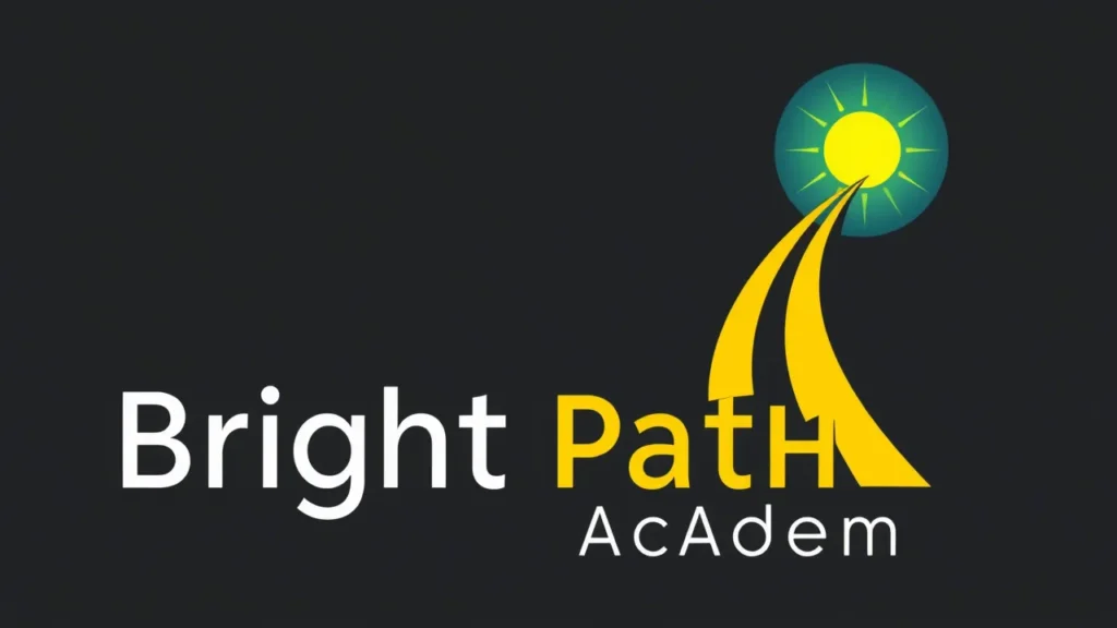 The logo of Bright Path Academy, featuring a sun-like symbol and the text "Bright Path Academy" in white and yellow.