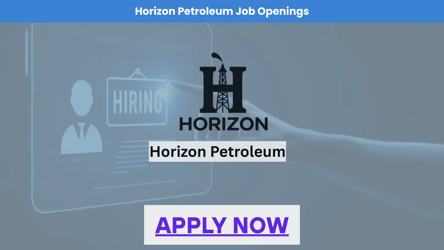 Horizon Job Vacancy