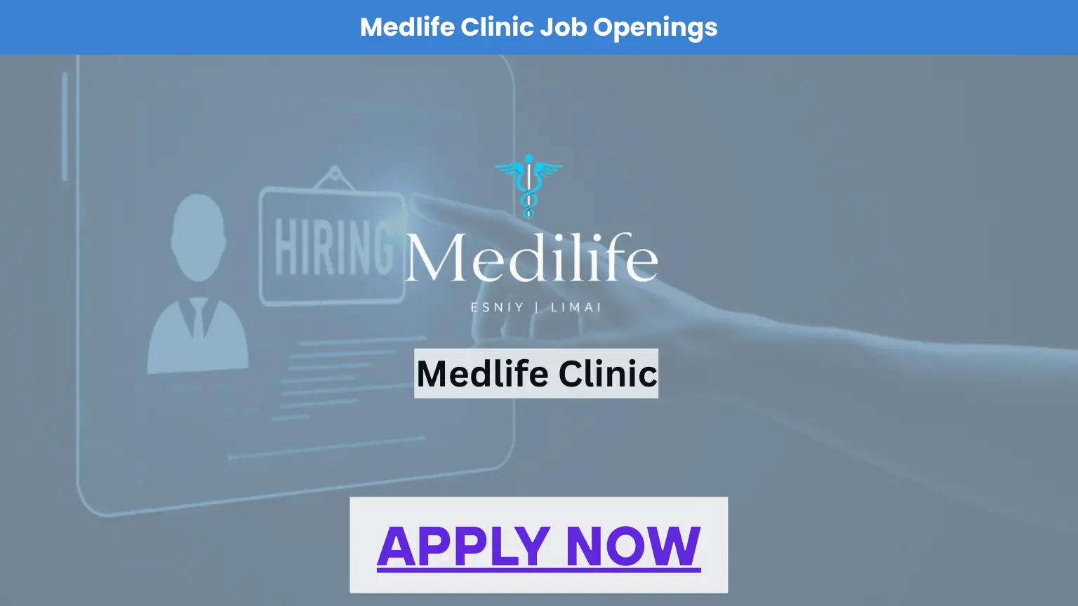 Medlife Clinic Job Vacancy